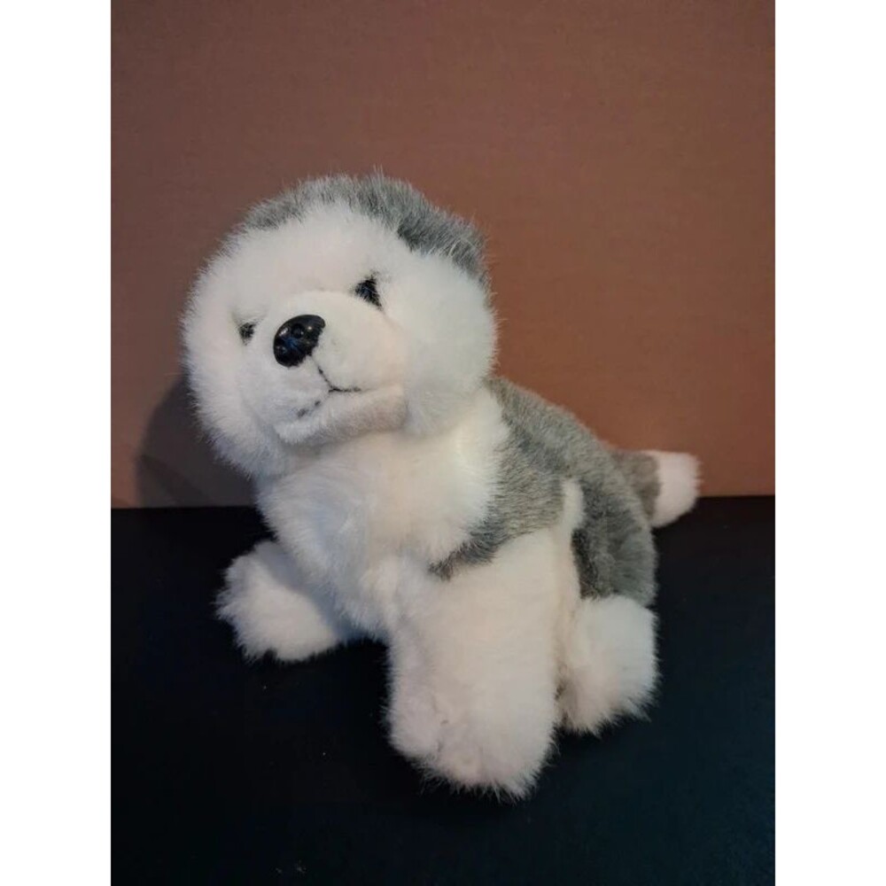 TY classic Dakota Siberian Husky Plush Stuffed Animal Toy